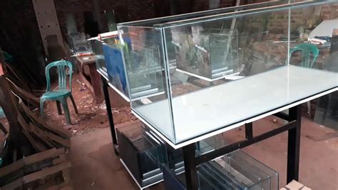 Aquarium rimless bio glass 700. Model aquarium ukuran 120x50x45 kaca full 10mili - YouTube