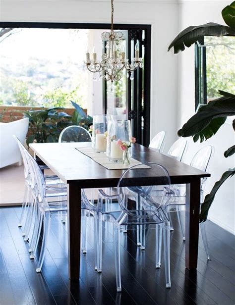 The classic louis xvi (sixteenth) armchair which the ghost chair is based upon is an example of neoclassical french style. 12 Floor Ideas We Absolutely Love | Ghost chair dining ...