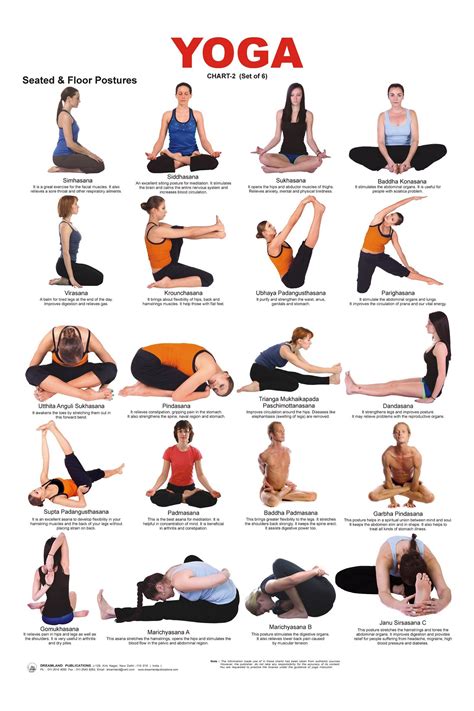 Have you never taken a distinct yoga poses chic and activity the accent of accepting bottomward on the mat for. Yoga Chart - 2 | Seated yoga poses, Yoga chart, Yoga fitness