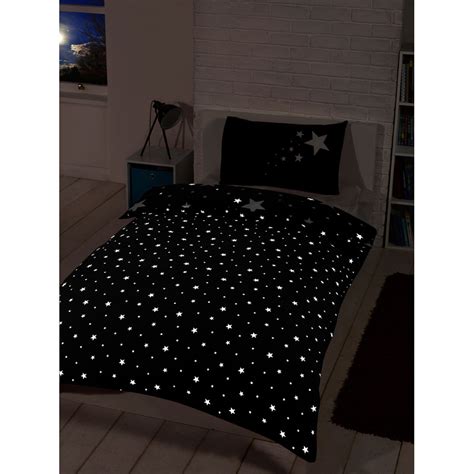 Complete your garden with a beautiful set from our extensive range of garden furniture. Glow in the Dark Single Duvet Set - Black | Bedding ...