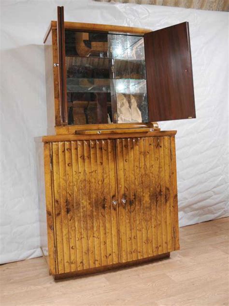 Check spelling or type a new query. Blonde Walnut Art Deco Drinks Cocktail Cabinet 1920s Interiors