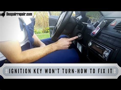 If the engine continues to run just as before you turned it step 1: KEY WON'T TURN IN IGNITION-HOW TO FIX IT - YouTube