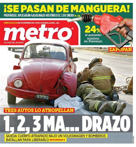 27, 2018 25 comments 3 merger arbitrage opportunities chris demuth jr. Periódico METRO GDL on Twitter: "#LaPortadaDeHoy…