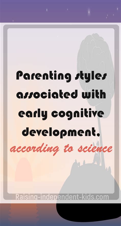 Parenting styles associated with early cognitive ...