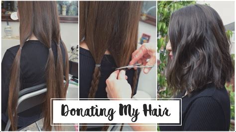 Make sure hair is healthy and in good shape. donating my hair - YouTube