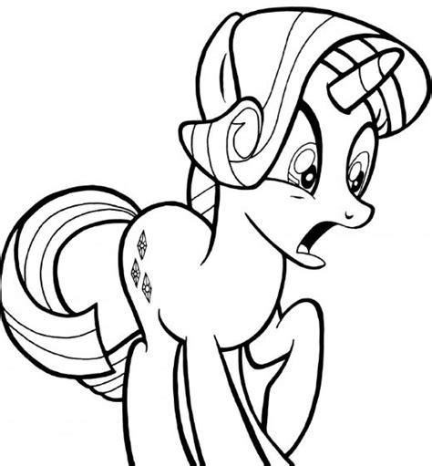 My little pony coloring pages are a fun way for kids of all ages to develop creativity, focus, motor skills and color recognition. Pin by My Little Pony Games on Rarity Pony Coloring Pages ...