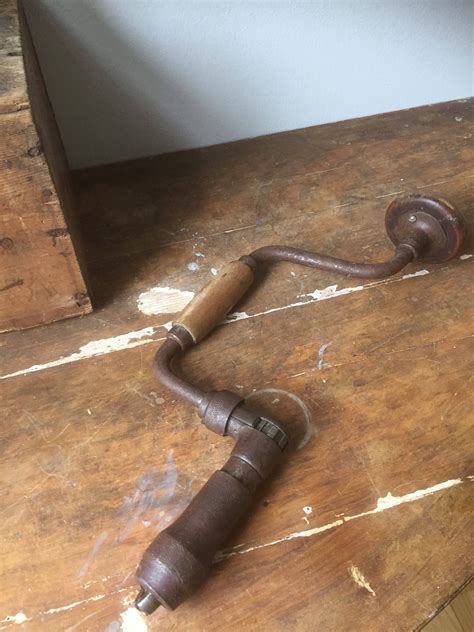 Maybe you would like to learn more about one of these? Antique drill Scandinavian woodworking tool wooden handles ...