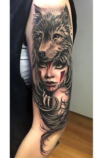 Jun 25, 2015 · the wolf headdress is the representation of protection for the wearer, giving the guidance in dreams and adventure of life. A tattoo of the wolf headdress on beautiful girl's head ...