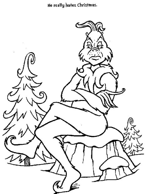 Merry whatever grinch coloring page. Grinch Full Body Coloring Pages - Coloring Home