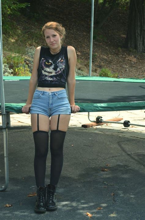 Blonde milf teases in pink stockings a garter belt and heels. Pin on Fashion goals