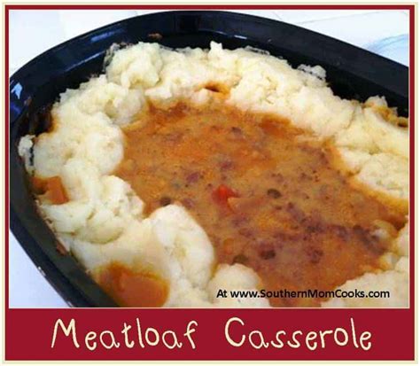 To make, microwave cored bell peppers until softened. Meat Loaf Casserole - 3 Boys and a Dog