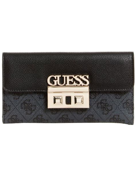 Maroquinerie à vendre sur paruvendu mondebarras wb152939559. Porte-monnaie Guess «Logo Luxe SLG Multi Clutch», anthracite