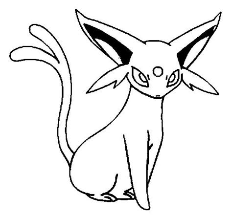 Home > coloring pages > coloring pages pokémon. Pokemon Coloring Pages Espeon at GetColorings.com | Free ...