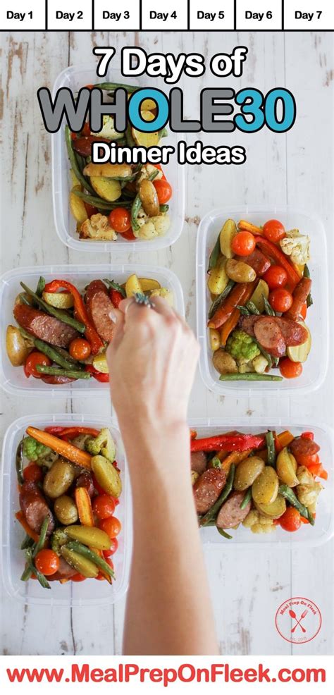 7 Days Of Whole30 Dinner Recipes - Meal Prep on Fleek ...