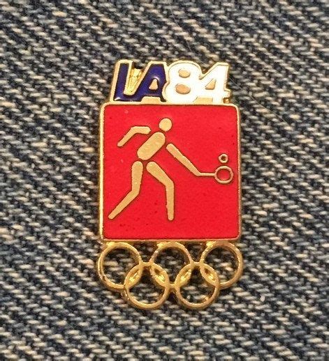 Large collections of hd transparent olympic symbol png images for free download. Tennis Olympic Pin ~ 1984 Los Angeles ~ LA ~ Red ...