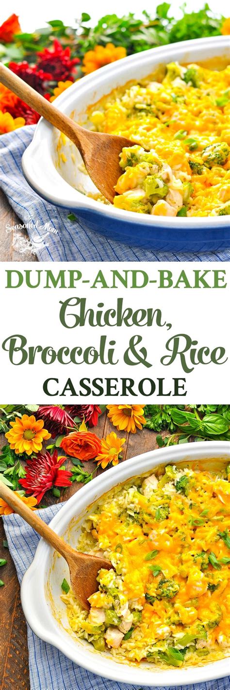 Cover with foil and bake for 50 minutes. Dump-and-Bake Chicken Broccoli Rice Casserole | Recipe ...