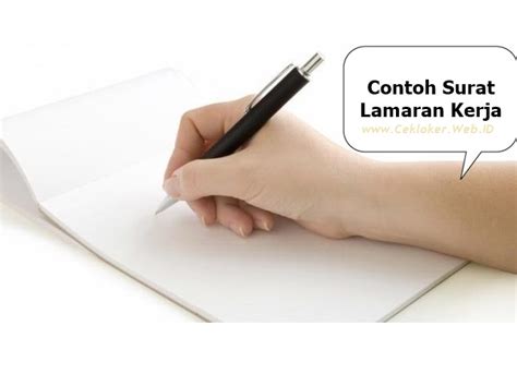 Contoh Surat Lamaran Kerja Operator Produksi Tulis Tangan ...