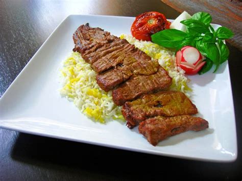 These ingredients are mixed together until the mixture becomes smooth and sticky. Kabāb-e Barg is a Persian style barbecued and marinated ...