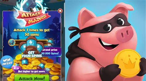 Grab some spins and attack away! Coin Master Event/Attack Madness/Raids/Win Spins/Village ...