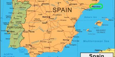 Karte von barcelona, spanien googlekarte. Barcelona map - Karten Barcelona (Katalonien-Spanien) - In ...