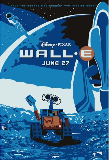 The highly acclaimed director of finding nemo and the creative storytellers behind cars and ratatouille transport you to a galaxy not so far away for a cosmic comedy adventure about a determined robot named wall•e. Completely Free Tutorials: Illustrated Movie Poster
