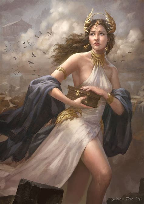 Pandora's box by lisa parker canvas art arrives ready to hang, with hanging accessories included and no additional framing required. Saving Pandora's Box by w15nu91 | Greek mythology art ...