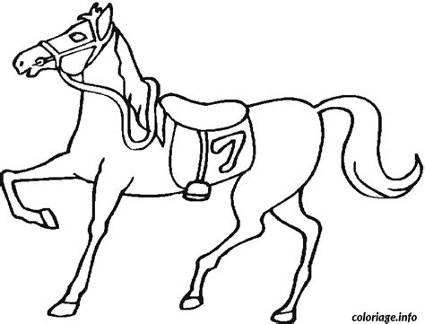 Plus de 150 modèles de cv à télécharger gratuit au format word. Coloriage Cheval Avec Une Selle Dessin Cheval à imprimer