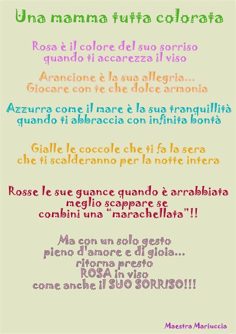 Canzoncine e filastrocche tempo libero feste e compleanni moda. La scuola in cartella: Festa della mamma:" Una mamma tutta ...