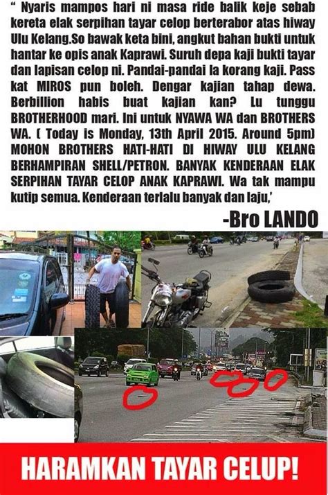 This is the picture of the cars that parked there di rumah saya ni, kereta murah, tanda low class jawatan rendah tetapi perasan berkuasa dan lebih sudu dari kuah. KL CHRONICLE: Isu Tayar Celup, Lando Jangan Lebih Sudu ...