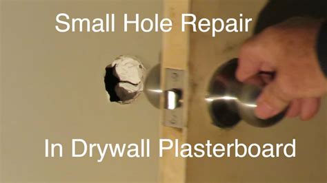 On the dark side, sometimes the front has a hole and i notice crumbled concrete breaking open the wall to fix this would not be practical. 🏠 How to Repair Drywall and Fix a small Hole in a Plaster Wall - YouTube