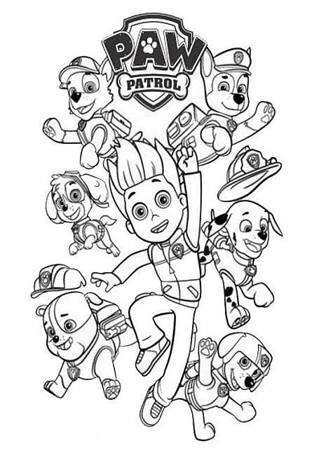 Discover our paw patrol coloring pages ! Disegni Da Colorare Paw Patrol Formato A4