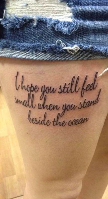 Literature is forever, and so is tattoo ink. Tattoo quotes lyrics country dance 37 Ideas #tattoo #quotes | Tattoo quotes, Lyric tattoos ...
