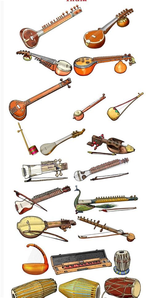 The core of hindustani classical music has survived the partition of india. Indian Musical Instruments | ดนตรี