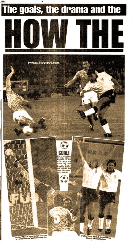 FRITZ THE FLOOD: World Cup 1990 Germany England Full Game ...