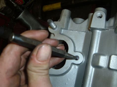 When bolts or studs snap, they often do not leave a perfectly flat surface on which to start drilling. How to remove a Broken Bolt - Miata Turbo Forum - Boost cars, acquire cats.