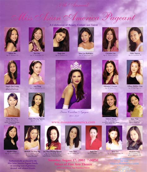 2002 Miss Asian Global & Miss Asian America Pageant • Miss Asian Global & Miss Asian America Pageant