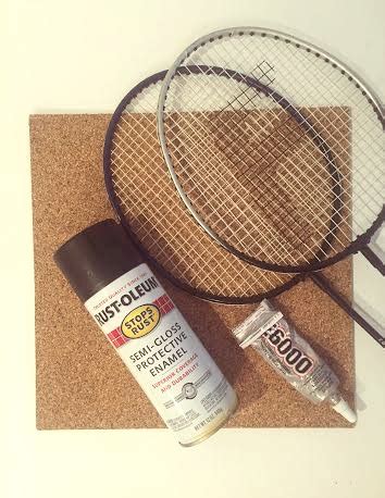 After all, it is but a sports racket, there's no astrophysical science behind it (or is it?) and people who enjoy tennis will also enjoy a quality tool that would enable them to play the game with more ease. DIY Tennis Racket Cork Board | Sports ...