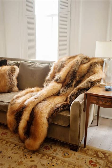 Maybe you would like to learn more about one of these? Red Fox Limited Edition Faux Fur Throws - 2 | Faux fur ...
