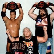 Jimmy snuka/rockin rebel/pitbull bad breed vs. ECW Tag Team Champions