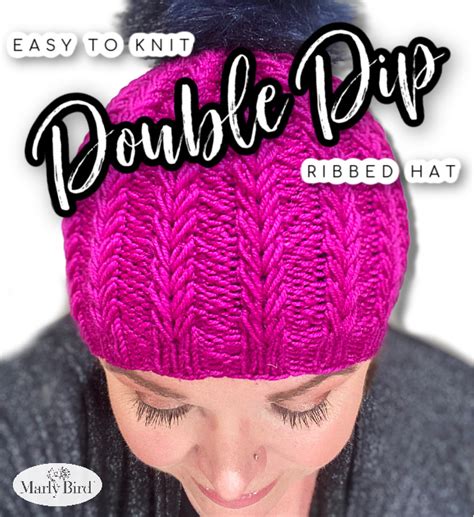 This adorable and elegant crochet owl hat pattern is perfect for boys and girls. Double Dip Knit Ribbed Hat - Marly Bird