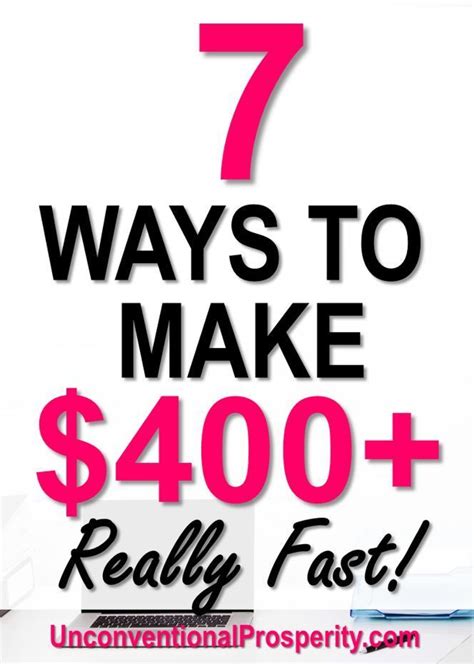 In this article, we have shared some easy and instant ways of how to make 1000 dollars fast. How to Make 400 Dollars Fast ($1000+ Potential ...