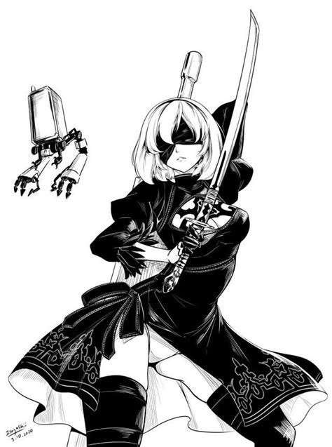 All content and links are provided by 3rd parties. 2B drawing - nier | Nier automata, Anime character design, Drawings