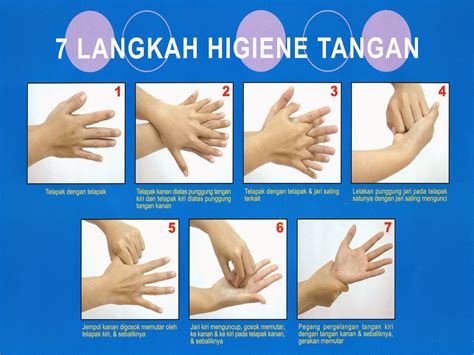 Tempatkan informasi seperti poster dan brosur yang mengingatkan pasien dan pengunjung agar menjalankan langkah kebersihan tangan dan pernapasan. POSTER CUCI TANGAN ~ PUSKESMAS SUMBERAJI