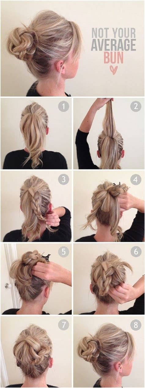 High knotted, messy or cornrow buns all share the same idea of placing the bun on top of the head for maximum spotlight. 11 Wonderful Everyday Hairstyles for Long Hair - Pretty ...