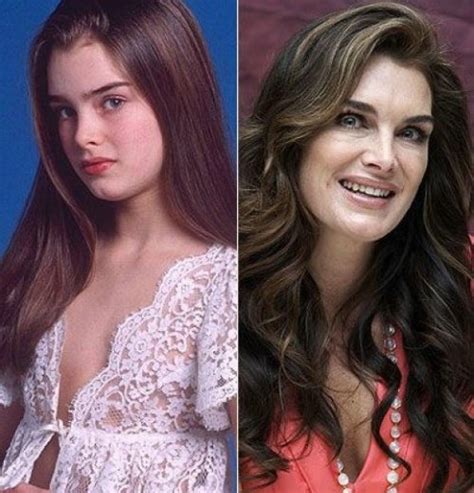 Suddenly the pictures acquired a new and alluring value; Hollywood Celebs looks funny in Childhood | Celebrities, Brooke shields young, Celebrity pictures