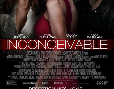 If you describe something as inconceivable , you think it is very unlikely to happen or. Inconceivable (2017) - Film - Movieplayer.it