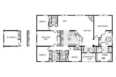 4 Bedroom Modular Home Floor Plans - House Decor Concept Ideas