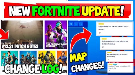 Log in or sign up in seconds.| epic games has decided to make fortnite: NEW Fortnite Update Preview V12.21! Change Log, Map ...