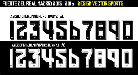 Last season uefa champions league winner. REAL MADRID FONT 2015 - 2016 | DESIGNVECTORSPORTS