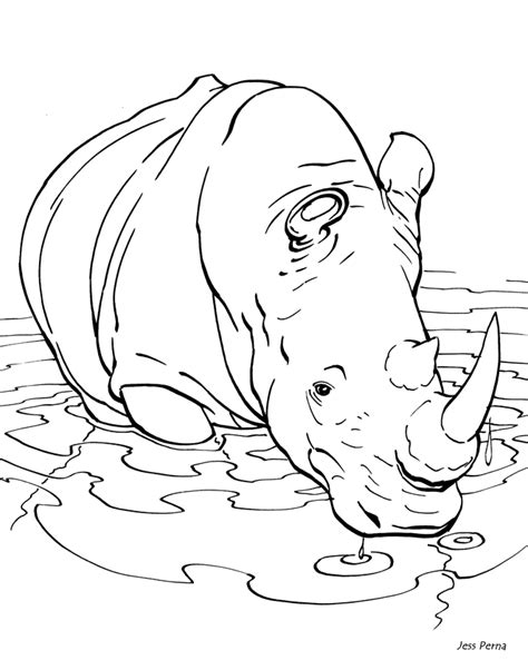 Download them for free in ai or eps format. Rhinos Coloring Pages - Coloring Home